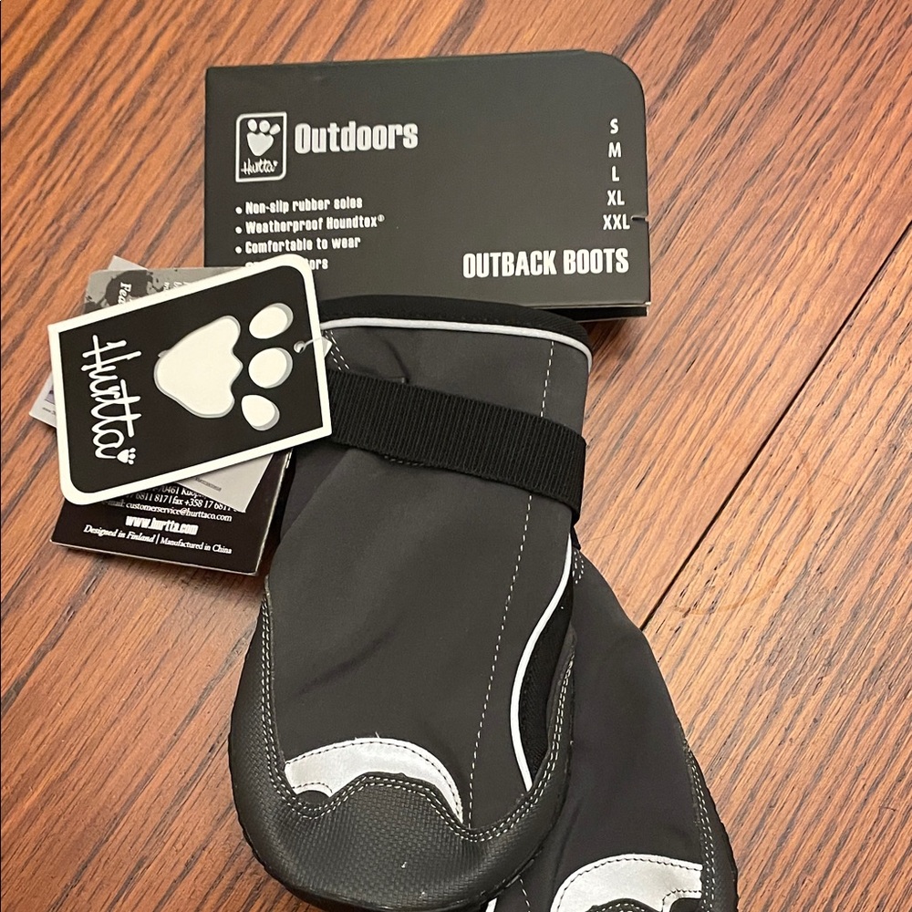 2 Dog Outdoors Outback Boots - Black XXL